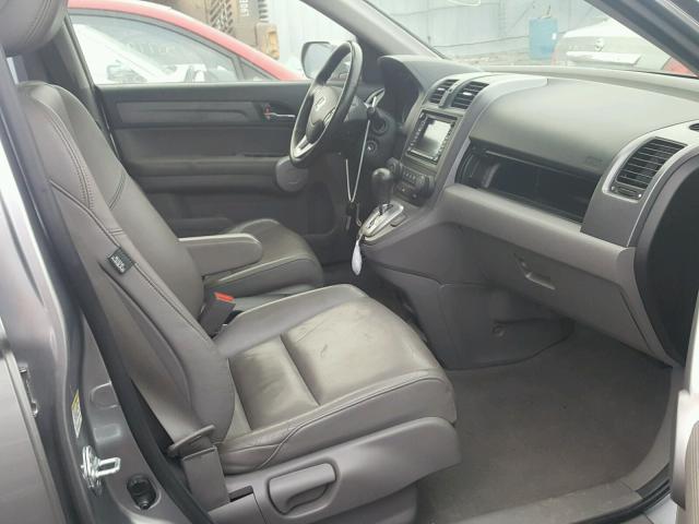 JHLRE48737C034365 - 2007 HONDA CR-V EXL GRAY photo 5