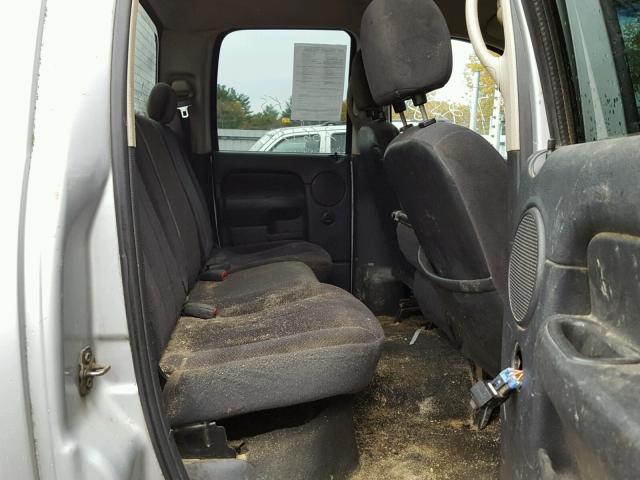 3D7KU28D84G217450 - 2004 DODGE RAM 2500 S SILVER photo 6