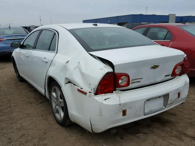 1G1ZA5EKXA4141155 - 2010 CHEVROLET MALIBU LS WHITE photo 3