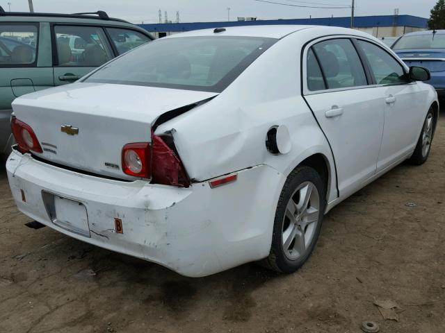 1G1ZA5EKXA4141155 - 2010 CHEVROLET MALIBU LS WHITE photo 4
