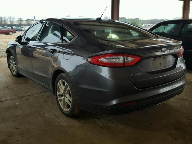 3FA6P0HD5FR218494 - 2015 FORD FUSION SE GRAY photo 3