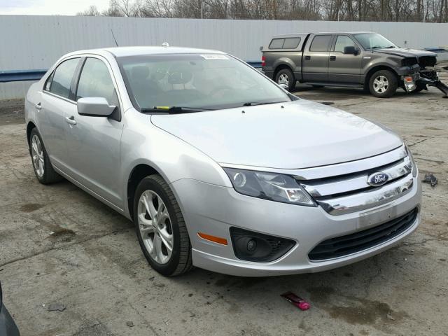 3FAHP0HG4CR110320 - 2012 FORD FUSION SE SILVER photo 1