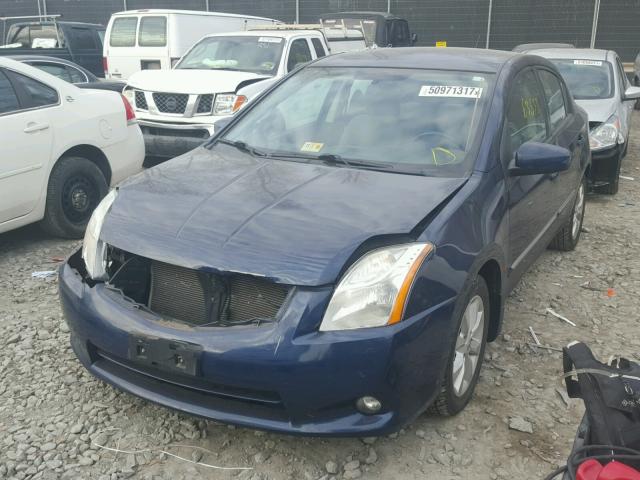 3N1AB6APXBL687137 - 2011 NISSAN SENTRA 2.0 BLUE photo 2