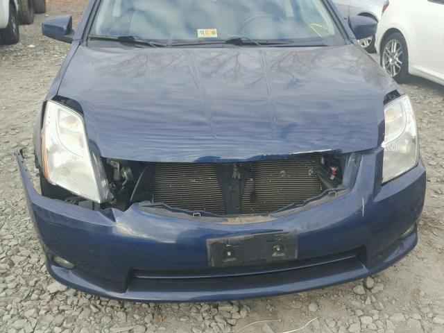 3N1AB6APXBL687137 - 2011 NISSAN SENTRA 2.0 BLUE photo 9