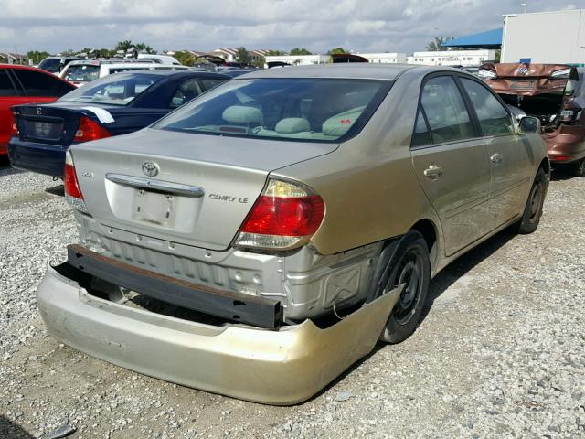 4T1BE32K25U403144 - 2005 TOYOTA CAMRY LE SILVER photo 4