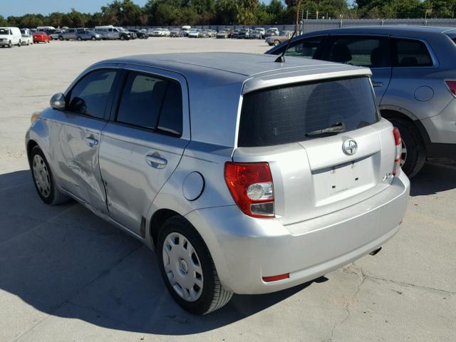 JTKKU10428J006693 - 2008 TOYOTA SCION XD SILVER photo 3