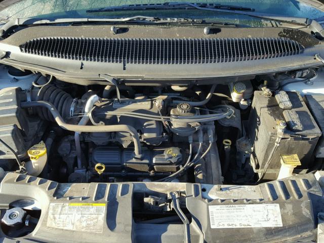 1D4GP24RX5B294343 - 2005 DODGE GRAND CARA WHITE photo 7