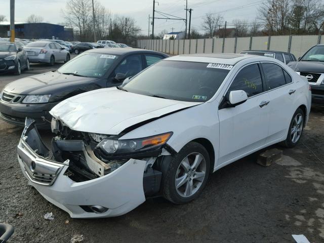 JH4CU2F44CC005291 - 2012 ACURA TSX WHITE photo 2