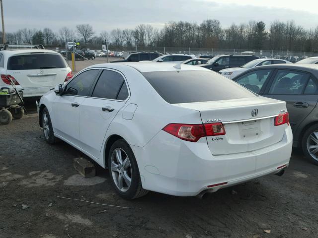 JH4CU2F44CC005291 - 2012 ACURA TSX WHITE photo 3