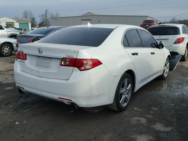 JH4CU2F44CC005291 - 2012 ACURA TSX WHITE photo 4