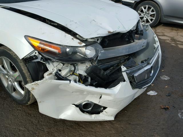 JH4CU2F44CC005291 - 2012 ACURA TSX WHITE photo 9