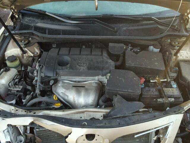 4T1BF3EK4BU184322 - 2011 TOYOTA CAMRY BASE GOLD photo 7