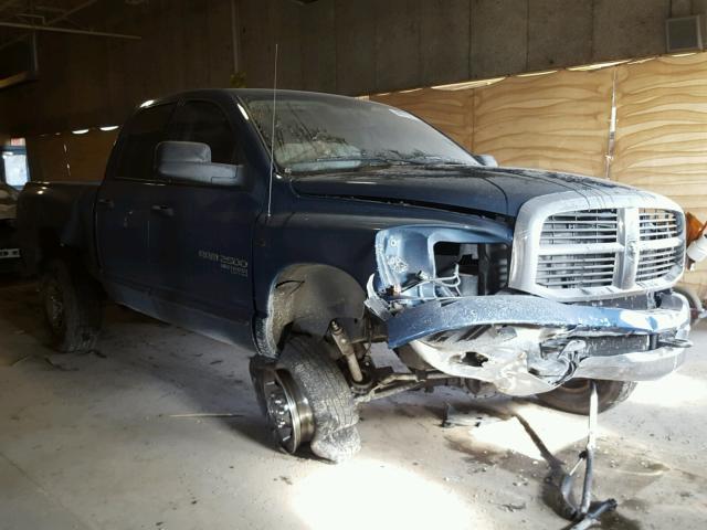 1D7KS28C96J195067 - 2006 DODGE RAM 2500 S BLUE photo 1