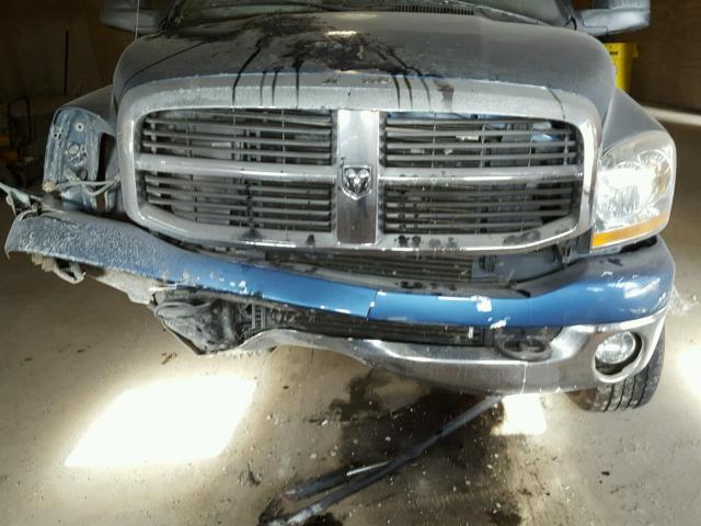 1D7KS28C96J195067 - 2006 DODGE RAM 2500 S BLUE photo 7