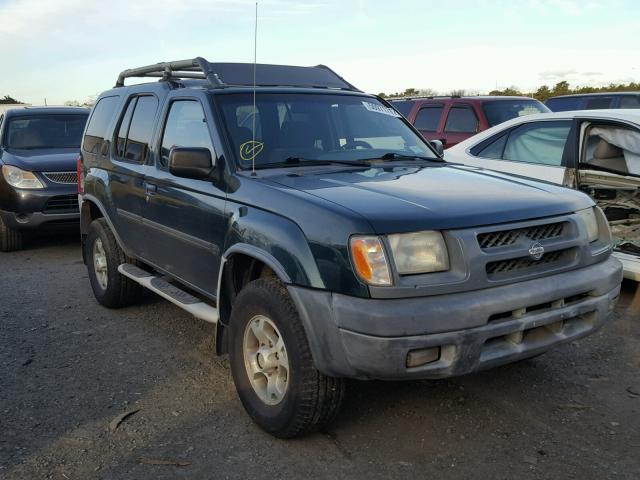 5N1ED28Y0YC563748 - 2000 NISSAN XTERRA XE GREEN photo 1