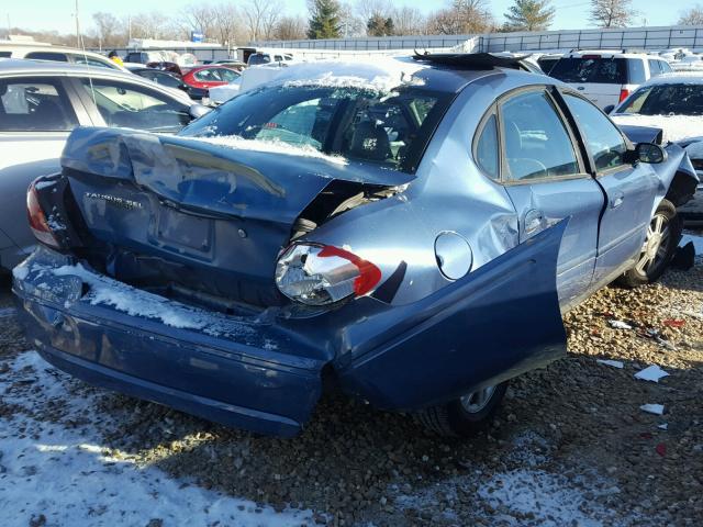 1FAFP56S54A183798 - 2004 FORD TAURUS SEL BLUE photo 4