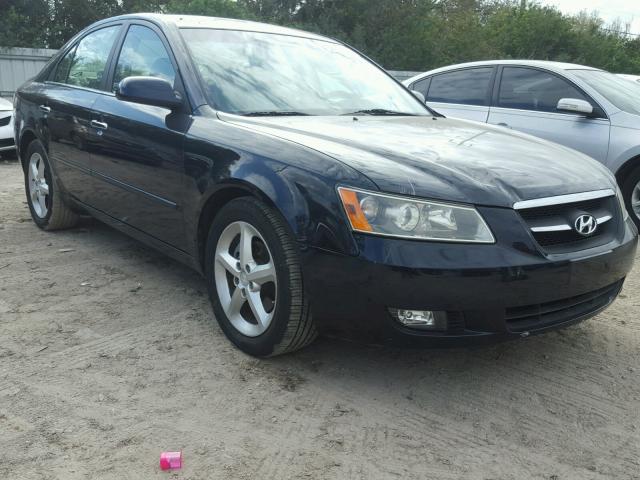 5NPEU46F17H234707 - 2007 HYUNDAI SONATA SE BLUE photo 1