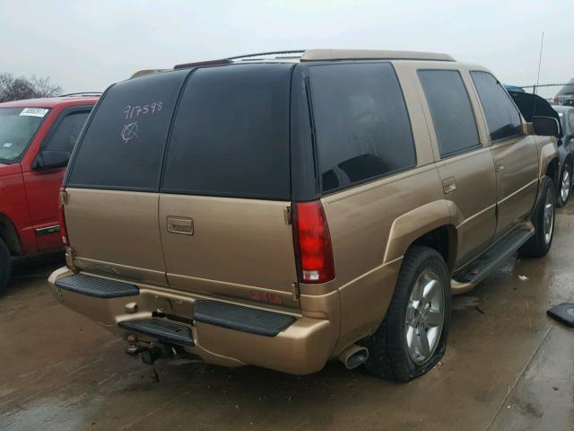 1GKEK13R8XR917598 - 1999 GMC DENALI GOLD photo 4