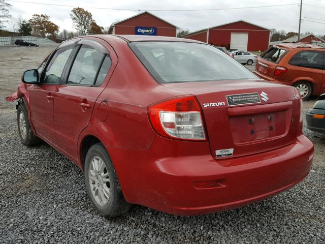 JS2YC5A35D6101625 - 2013 SUZUKI SX4 LE RED photo 3