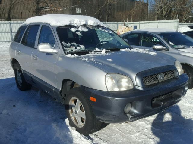 KM8SC13D24U669465 - 2004 HYUNDAI SANTA FE G GRAY photo 1