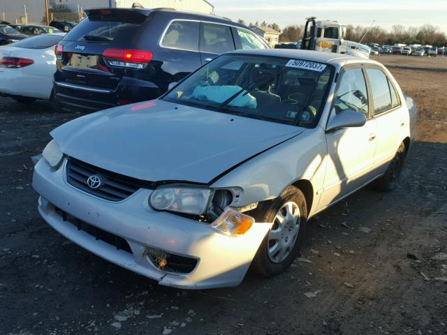 2T1BR12E41C425578 - 2001 TOYOTA COROLLA CE SILVER photo 2