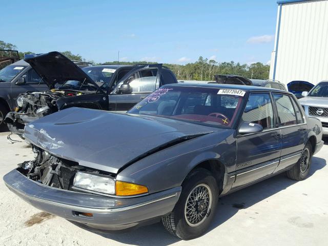 1G2HX5439JW213774 - 1988 PONTIAC BONNEVILLE CHARCOAL photo 2