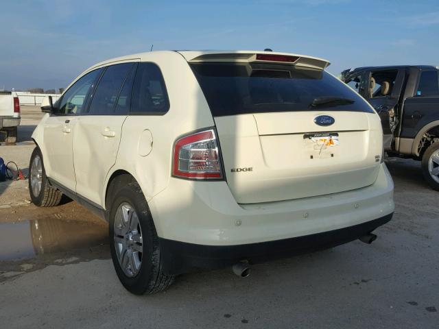 2FMDK49C07BA96491 - 2007 FORD EDGE SEL P WHITE photo 3