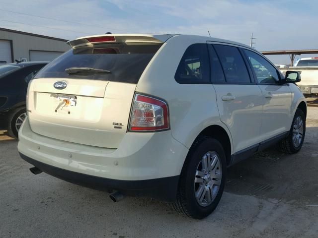 2FMDK49C07BA96491 - 2007 FORD EDGE SEL P WHITE photo 4