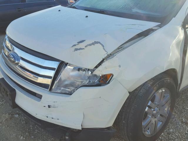 2FMDK49C07BA96491 - 2007 FORD EDGE SEL P WHITE photo 9