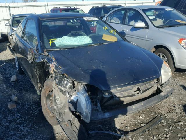 1HGEM22042L010696 - 2002 HONDA CIVIC EX BLACK photo 1