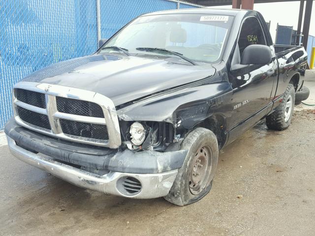 1D7HA16N23J605117 - 2003 DODGE RAM 1500 S BLACK photo 2