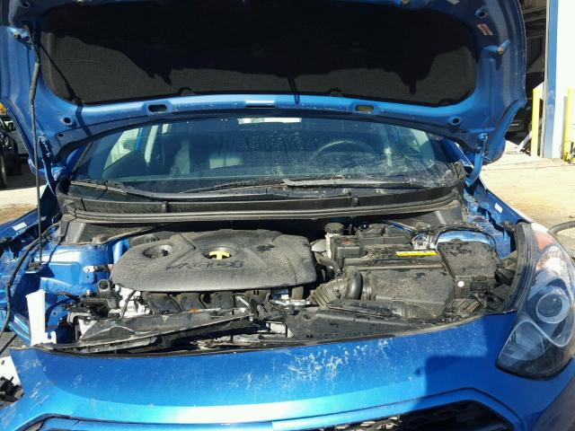 KMHD35LH8HU354159 - 2017 HYUNDAI ELANTRA GT BLUE photo 7