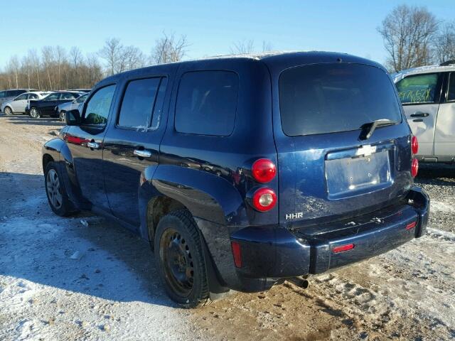3GNBAADB0AS513810 - 2010 CHEVROLET HHR LS BLUE photo 3