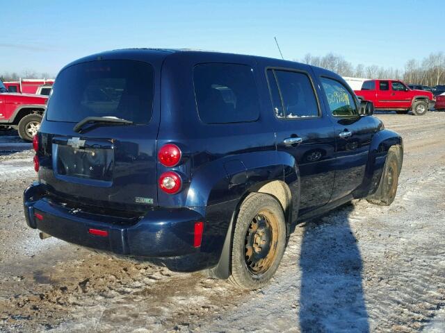 3GNBAADB0AS513810 - 2010 CHEVROLET HHR LS BLUE photo 4
