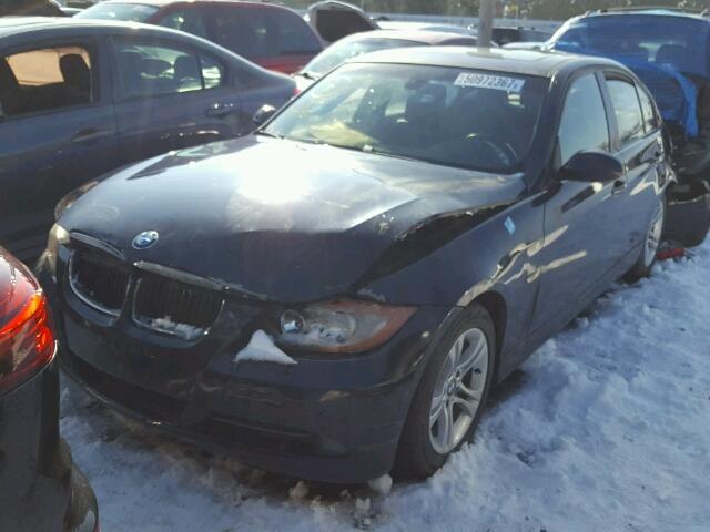 WBAVA37528NL43667 - 2008 BMW 328 I BLUE photo 2