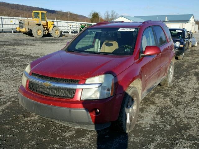 2CNDL73F166052105 - 2006 CHEVROLET EQUINOX LT MAROON photo 2