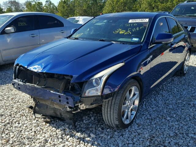 1G6AB5SX9D0128834 - 2013 CADILLAC ATS LUXURY BLUE photo 2