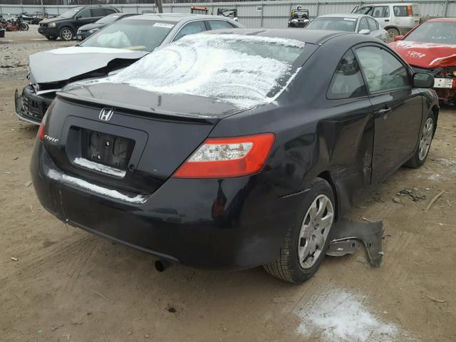 2HGFG1B63BH511862 - 2011 HONDA CIVIC LX BLACK photo 4