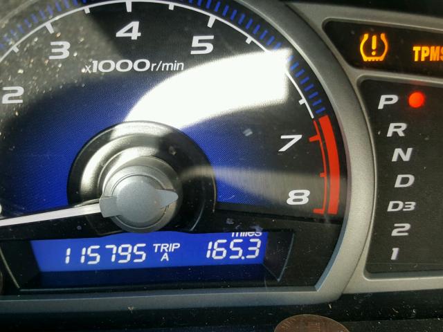 2HGFG12889H514901 - 2009 HONDA CIVIC EX ნაცრისფერი ფოტო 8