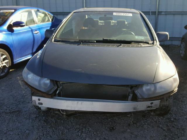 2HGFG12889H514901 - 2009 HONDA CIVIC EX ნაცრისფერი ფოტო 9
