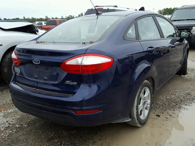 3FADP4BJ8GM159369 - 2016 FORD FIESTA SE BLUE photo 4