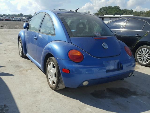 3VWBB61C2WM049959 - 1998 VOLKSWAGEN NEW BEETLE BLUE photo 3