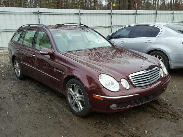 WDBUH87J96X204463 - 2006 MERCEDES-BENZ E 350 4MAT MAROON photo 1