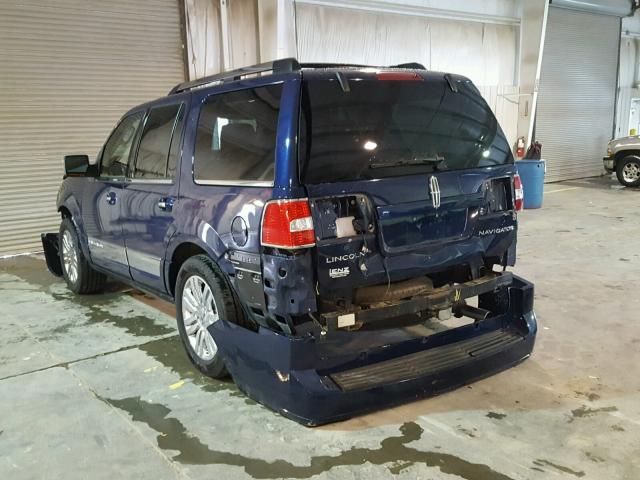 5LMFU28588LJ07553 - 2008 LINCOLN NAVIGATOR BLUE photo 3