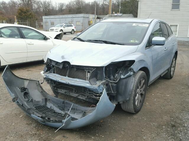 JM3ER293670124831 - 2007 MAZDA CX-7 BLUE photo 2