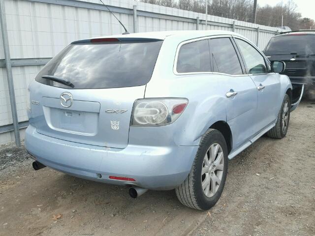 JM3ER293670124831 - 2007 MAZDA CX-7 BLUE photo 4