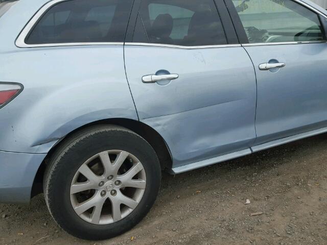 JM3ER293670124831 - 2007 MAZDA CX-7 BLUE photo 9