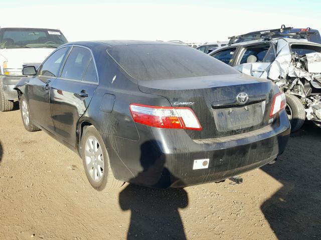 4T1BB46K27U012054 - 2007 TOYOTA CAMRY NEW BLACK photo 3