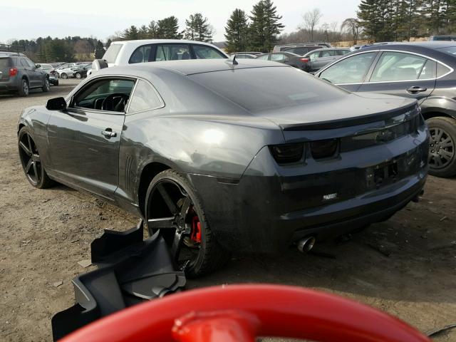 2G1FC1E35C9162137 - 2012 CHEVROLET CAMARO LT BLACK photo 3