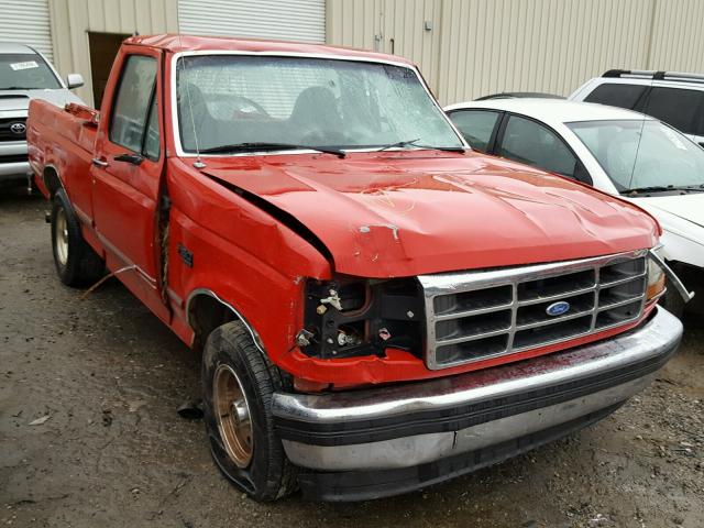 1FTEF15N0SLC12381 - 1995 FORD F150 RED photo 1